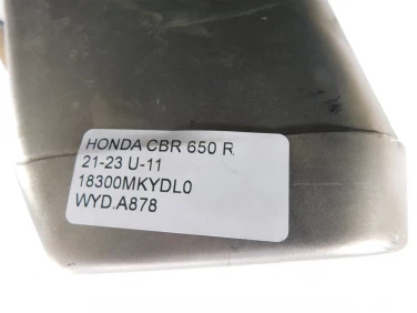 Wydech koŃcowy tŁumik honda cbr 650 r 21-23 u-11 18300mkydl0
