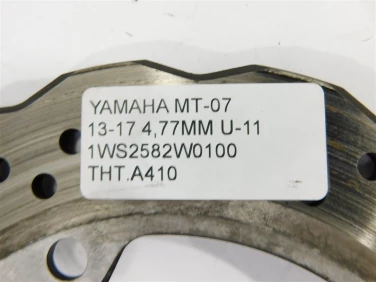 Tarcza hamulcowa tyŁ yamaha mt-07 13-17 4,77mm u-11 1ws2582w0100