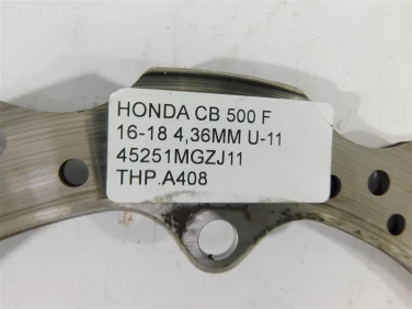 Tarcza hamulcowa przÓd honda cb 500 f 16-18 4,36mm u-11 45251mgzj11