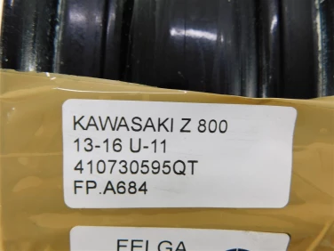 Felga koŁo przÓd kawasaki z 800 13-16 felga prosta ok u-11 410730595qt