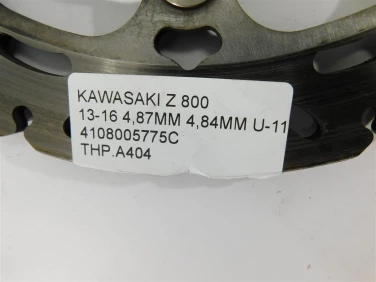 Tarcza hamulcowa przÓd kawasaki z 800 13-16 4,87mm 4,84mm u-11 4108005775c