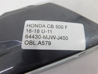 Owiewka bok boczna lewa honda cb 500 f 16-18 u-11 64430-mjw-j400
