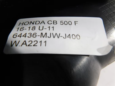 Plastik wypeŁnienie owiewka honda cb 500 f 16-18 u-11 64436-mjw-j400