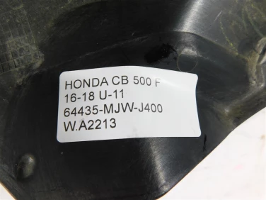 Plastik wypeŁnienie owiewka honda cb 500 f 16-18 u-11 64435-mjw-j400