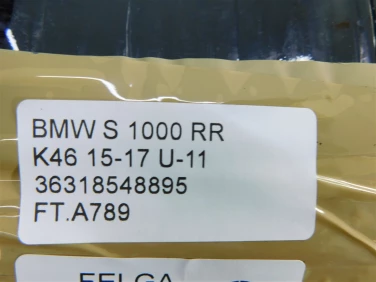 Felga koŁo tyŁ bmw s 1000 rr k46 15-17 felga prosta ok u-11 36318548895
