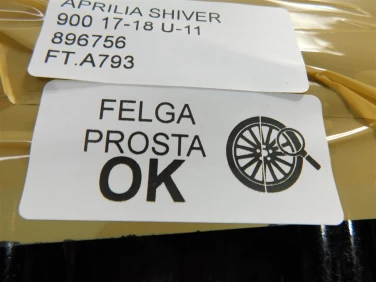 Felga koŁo tyŁ aprilia shiver 900 17-18 felga prosta ok u-11 896756