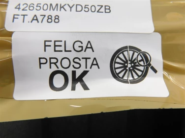 Felga koŁo tyŁ honda cbr 650 r 21-23 felga prosta ok u-11 42650mkyd50zb