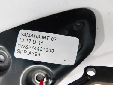 Set podnÓŻek prawy przÓd yamaha mt-07 13-17 u-11 1ws274431000