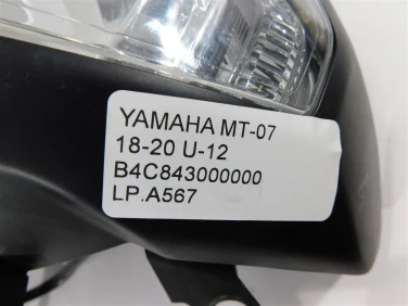 Lampa reflektor przÓd yamaha mt-07 18-20 u-12 b4c843000000