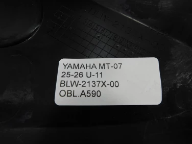 Owiewka bok boczna lewa yamaha mt-07 25-26 u-11 blw-2137x-00