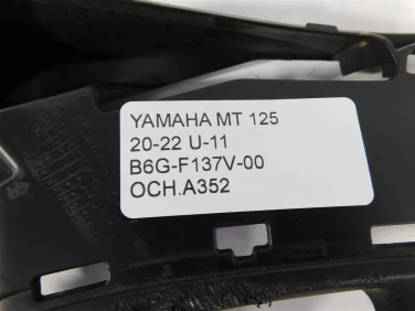 OsŁona chŁodnica przÓd yamaha mt 125 20-22 u-11 b6g-f137v-00