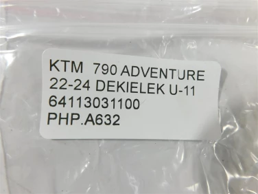 Pompa hamulcowa przÓd ktm 790 adventure 22-24 dekielek u-11 64113031100