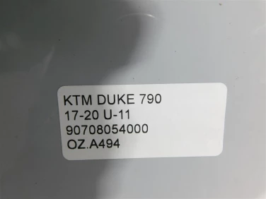 OsŁona nakŁadka zbiornik ktm duke 790 17-20 u-11 90708054000