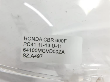 Szyba owiewka przÓd honda cbr 600f pc41 11-13 u-11 64100mgvd00za