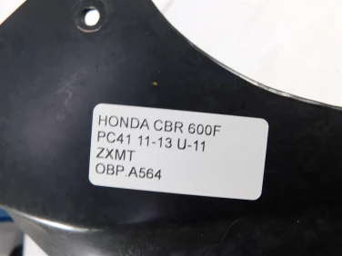 Owiewka bok boczna prawa honda cbr 600f pc41 11-13 u-11 zxmt