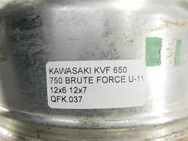 Felga felgi komplet kawasaki kvf 650 750 brute force 12x6 12x7