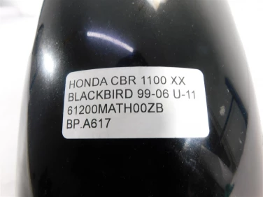 BŁotnik przÓd przedni honda cbr 1100 xx blackbird 99-06 u-11 61200math00zb