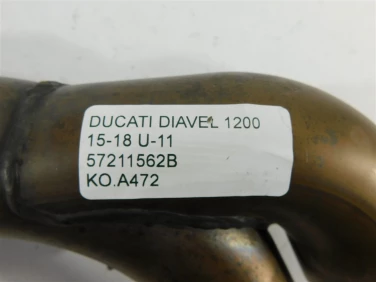 Kolanko kolektor wydech ducati diavel 1200 15-18 u-11 57211562b