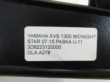 OsŁona ŁaŃcucha ŁaŃcuch yamaha xvs 1300 midnight star 07-15 u-11 3d8223120000