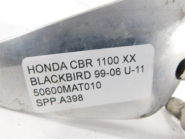 Set podnÓŻek prawy przÓd honda cbr 1100 xx blackbird 99-06 u-11 50600mat010