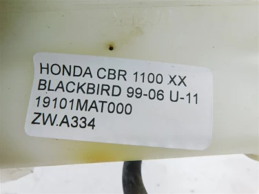 Zbiorniczek wody pŁynu honda cbr 1100 xx blackbird 99-06 u-11 19101mat000
