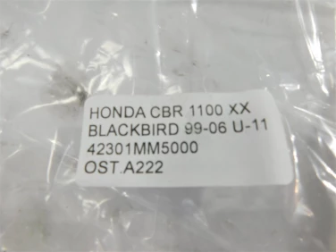 OŚ koŁa tyŁ tylna honda cbr 1100 xx blackbird 99-06 u-11 42301mm5000