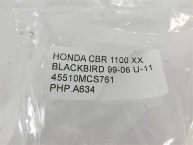 Pompa hamulcowa przÓd honda cbr 1100 xx blackbird 99-06 u-11 45510mcs761