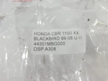 OŚ koŁa przÓd przednia honda cbr 1100 xx blackbird 99-06 u-11 44301mbg000