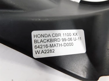 Plastik wypeŁnienie owiewka honda cbr 1100 xx blackbird 99-06 u-11 64216-math-d000