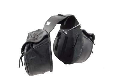 SAKWA SKÓRZANA KUFER YAMAHA XVS 1300 MIDNIGHT STAR 07-15 U-11 STELAŻE