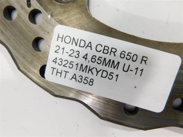 Tarcza hamulcowa tyŁ honda cbr 650 r 21-23 4,65mm u-11 43251mkyd51