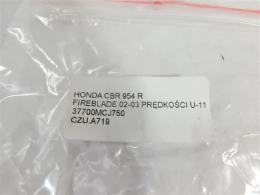 Czujnik honda cbr 954 r fireblade 02-03 prĘdkoŚci u-11 37700mcj750