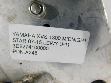 PodnÓŻek stopka yamaha xvs 1300 midnight star 07-15 lewy u-11 3d8274100000