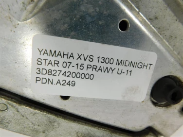 PodnÓŻek stopka yamaha xvs 1300 midnight star 07-15 prawy u-11 3d8274200000