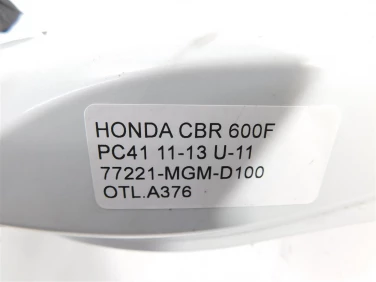 Ogon owiewka tyŁ lewy honda cbr 600f pc41 11-13 u-11 77221-mgm-d100