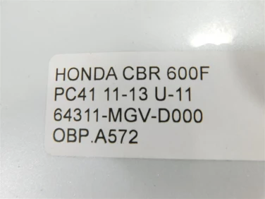 Owiewka bok boczna prawa honda cbr 600f pc41 11-13 u-11 64311-mgv-d000