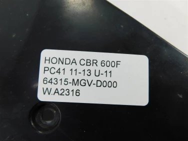Plastik wypeŁnienie owiewka honda cbr 600f pc41 11-13 u-11 64315-mgv-d000