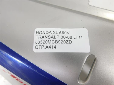 Ogon owiewka tyŁ prawy honda xl 650v transalp 00-06 u-11 83520mcb920zd