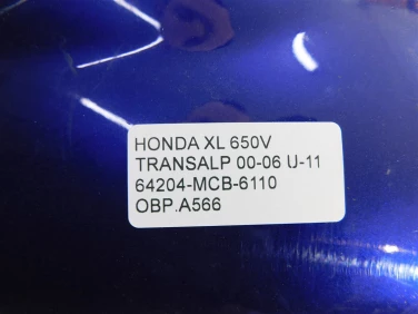 Owiewka bok boczna prawa honda xl 650v transalp 00-06 u-11 64204-mcb-6110