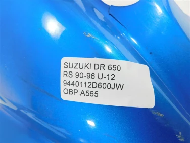 Owiewka bok boczna prawa suzuki dr 650 rs 90-96 u-12 9440112d600jw