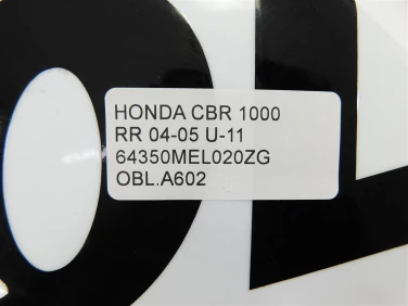 Owiewka bok boczna lewa honda cbr 1000 rr 04-05 u-11 64350mel020zg