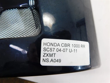 NakŁadka siedzenia pasaŻera honda cbr 1000 rr sc57 04-07 u-11 zxmt