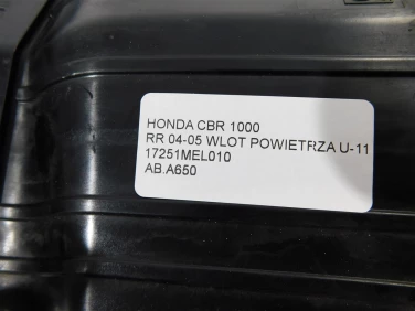 Air box filtr powietrza honda cbr 1000 rr 04-05 wlot powietrza u-11 17251mel010