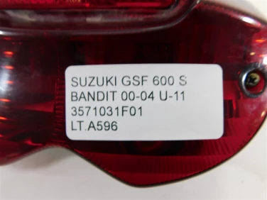 Lampa tyŁ tylna suzuki gsf 600 s bandit 00-04 u-11 3571031f01