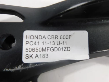 Set podnÓŻek komplet honda cbr 600f pc41 11-13 u-11 50650mfgd01zd