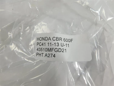 Pompa hamulcowa tyŁ honda cbr 600f pc41 11-13 u-11 43510mfgd21