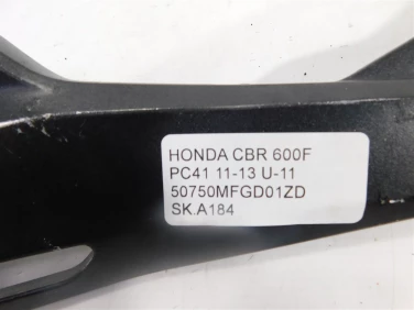 Set podnÓŻek komplet honda cbr 600f pc41 11-13 u-11 50750mfgd01zd