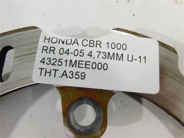 Tarcza hamulcowa tyŁ honda cbr 1000 rr 04-05 4,73mm u-11 43251mee000