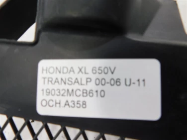 OsŁona chŁodnica przÓd honda xl 650v transalp 00-06 u-11 19032mcb610