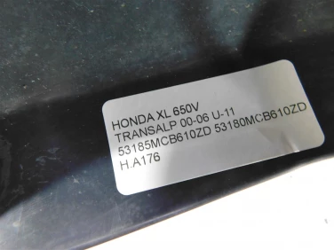 Handbar osŁona rĄk honda xl 650v transalp 00-06 u-11 53185mcb610zd 53180mcb610zd